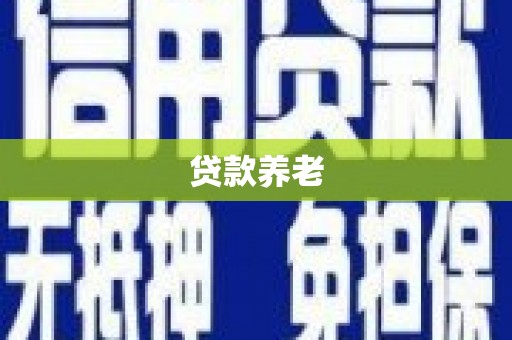 屏山贷款养老