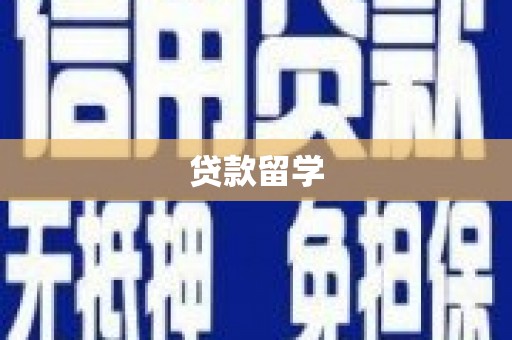 屏山贷款留学