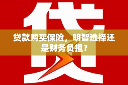 屏山贷款购买保险，明智选择还是财务负担？