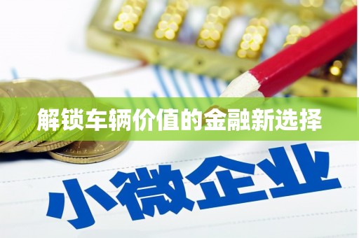 屏山解锁车辆价值的金融新选择