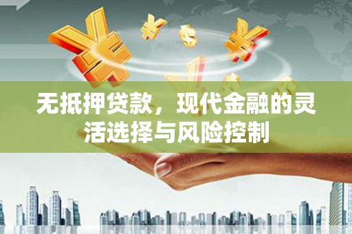 屏山无抵押贷款，现代金融的灵活选择与风险控制