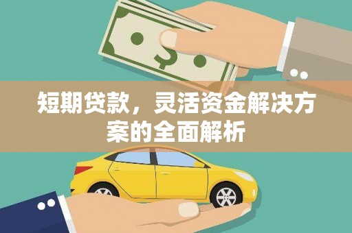 屏山短期贷款，灵活资金解决方案的全面解析