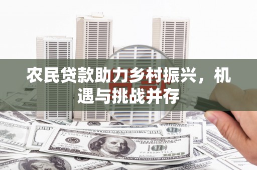 屏山农民贷款助力乡村振兴，机遇与挑战并存