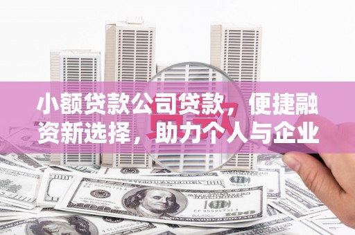 屏山小额贷款公司贷款，便捷融资新选择，助力个人与企业成长