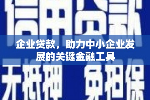屏山企业贷款，助力中小企业发展的关键金融工具