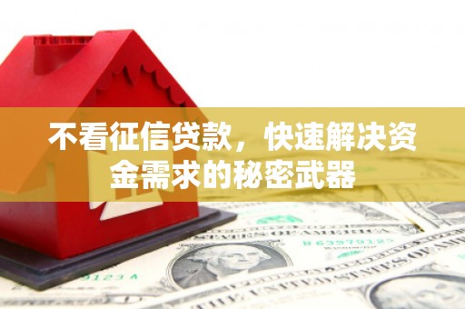 屏山不看征信贷款，快速解决资金需求的秘密武器