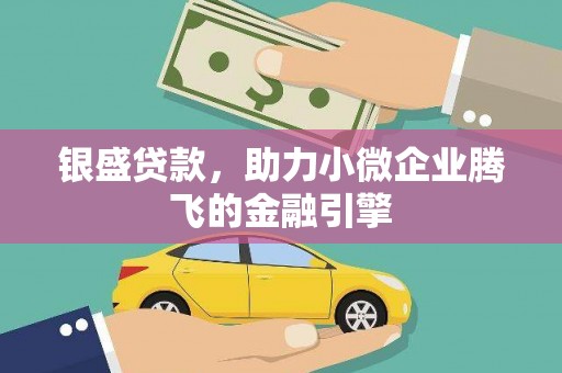 屏山银盛贷款，助力小微企业腾飞的金融引擎