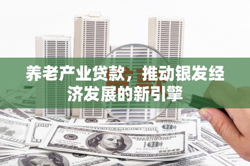 屏山养老产业贷款，推动银发经济发展的新引擎