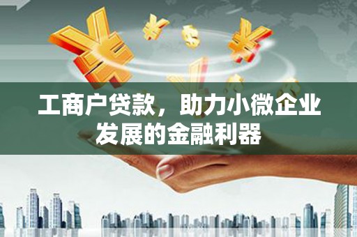 屏山工商户贷款，助力小微企业发展的金融利器