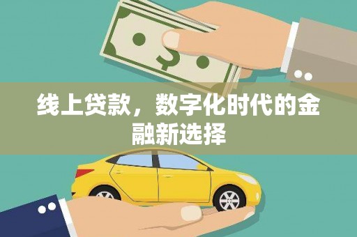 屏山线上贷款，数字化时代的金融新选择