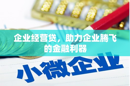 屏山企业经营贷，助力企业腾飞的金融利器